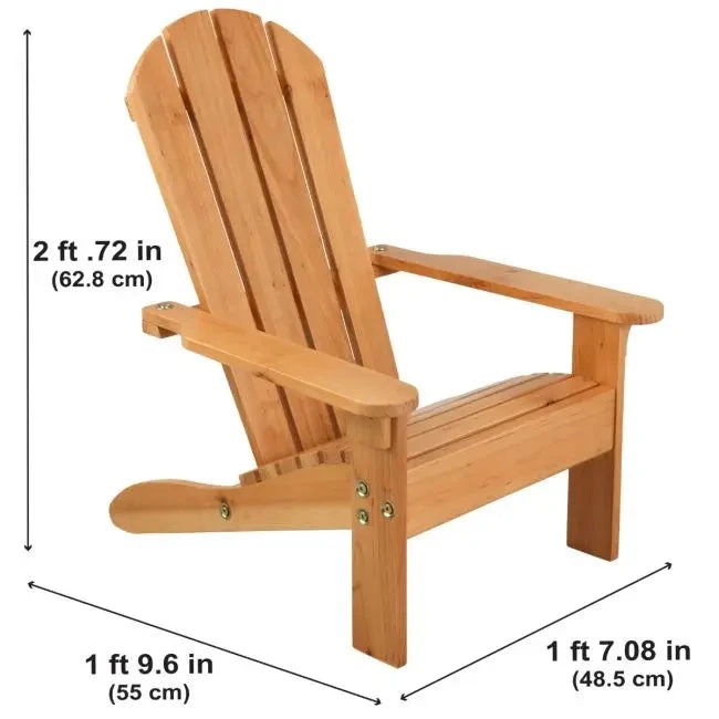 KidKraft Adirondack Chair - Honey 5 KidKraft Adirondack Chair - Honey - Image 5