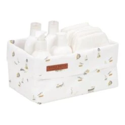 Little Dutch Storage Basket Large Sailors Bay White -Lush Littles 0015004 little dutch storage basket large sailors bay white sailors bay 2 480