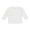 Little Dutch T-shirt Long Sleeves With Pocket Soft White