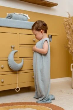 Little Dutch Summer Sleeping Bag Pure Soft Blue -Lush Littles 0020878 little dutch summer sleeping bag 90 cm pure soft blue pure 4