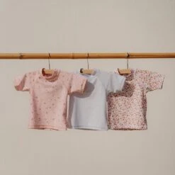 Little Dutch Swim T-shirt Little Pink Flowers -Lush Littles 0023412 zwem t shirt korte mouw little pink flowers 74 80