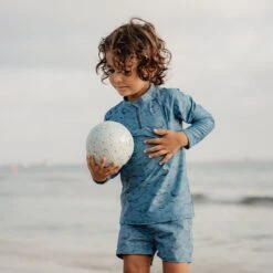 Little Dutch Swim T-shirt Long Sleeves Sea Life Blue 5 Little Dutch Swim T-shirt Long Sleeves Sea Life Blue -Lush Littles 0023458 zwem shirt lange mouw sea life blue 98 104