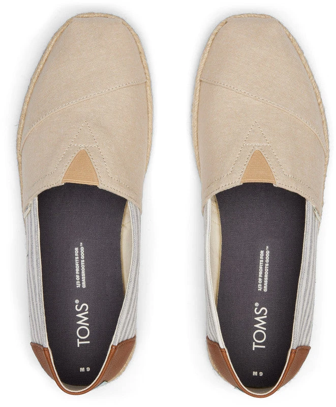 Toms Alpargata Rope Desert Tan Chambray Espadrilles 3 Toms Alpargata Rope Desert Tan Chambray Espadrilles - Image 3