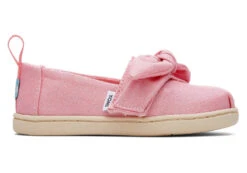 Toms Tiny Alpargata Twill Glimmer Bow -Lush Littles 10019846 S