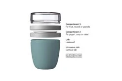 Mepal Lunch Pot Ellipse Mini - Nordic Sage -Lush Littles 107650092400 mini lunch pot usp en 1