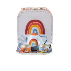 Little Dutch Tea Set In Basket Rainbow -Lush Littles 10 00251baa bc9a 4cbd 8602 dc8a8aab395c