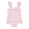 Little Dutch Bathsuit Ruffles Little Pink Flowers