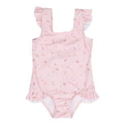 Little Dutch Bathsuit Ruffles Little Pink Flowers