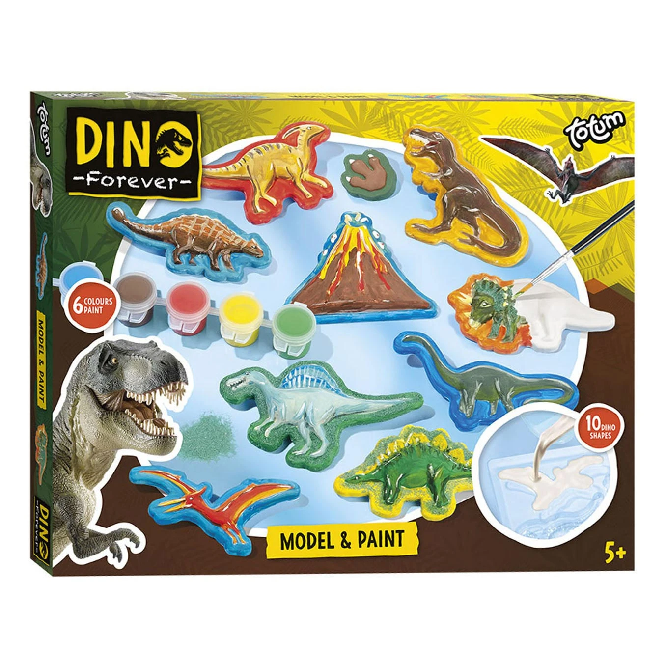 Totum Dino Forever - Plaster Casting And Painting 1 Totum Dino Forever - Plaster Casting And Painting