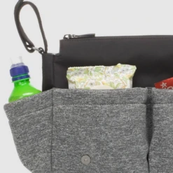 Storksak Stroller Organiser Luxe Scuba Grey -Lush Littles 1 8188e7cc 27b8 4057 9113 0a1b8de32abd