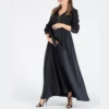 Cache Coeur Bardot Maternity Plissé Long Skirt