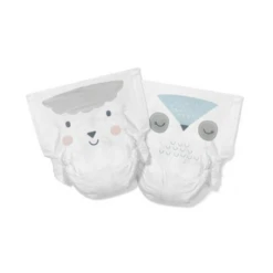 Eco Nappies, Size 1 Owl & Lamb – 2-5kg (40 Pack)