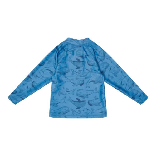 Little Dutch Swim T-shirt Long Sleeves Sea Life Blue 2 Little Dutch Swim T-shirt Long Sleeves Sea Life Blue - Image 2