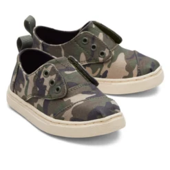 Toms Khaki Camo Cordones Sneaker -Lush Littles 2 a7b55ca3 5fbe 47f0 b20e d1129d8f7239