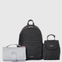 Storksak Hero Quilt Backpack - Black