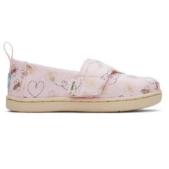 Toms Tiny Alpargata Bee Mine Pink -Lush Littles 30 b3b6a2dc 45e3 4d1c 9ead 8bc283a41587