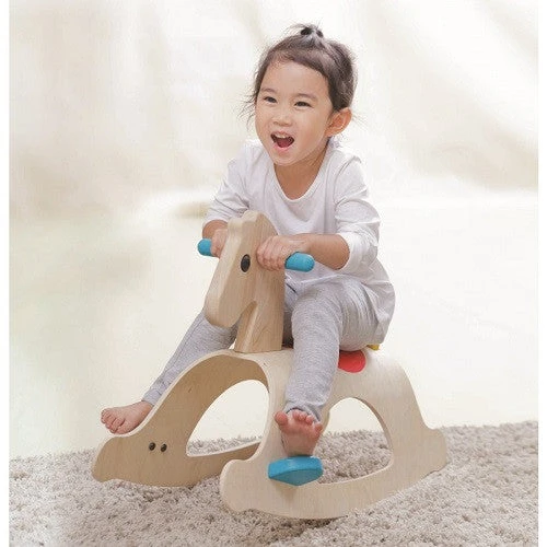 Plan Toys Palomino Rocking Horse - PT 3403 2 Plan Toys Palomino Rocking Horse - PT 3403 - Image 2