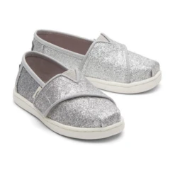 Toms Tiny Alpargata Glitter Silver -Lush Littles 35 7f681926 5419 4194 8fc2 1dc1e3b9be61