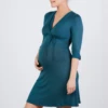 Cache Coeur Maternity And Nursing Nightgown - Milk - Green