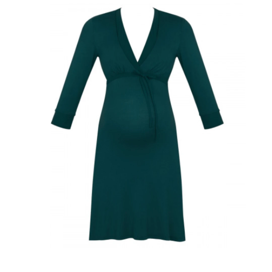 Cache Coeur Maternity And Nursing Nightgown - Milk - Green 3 Cache Coeur Maternity And Nursing Nightgown - Milk - Green - Image 3