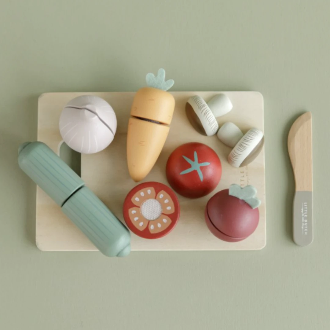Little Dutch Wooden Cutting Vegetables 2 Little Dutch Wooden Cutting Vegetables - Image 2