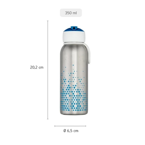 Mepal Insulated Bottle Flip-up Campus 350 Ml - Blue 2 Mepal Insulated Bottle Flip-up Campus 350 Ml - Blue - Image 2