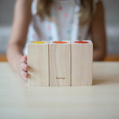 Plan Toys Height & Depth Blocks 5377 2 Plan Toys Height & Depth Blocks 5377 - Image 2