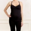 Cache Coeur Maternity And Nursing Top - Serenity - Black