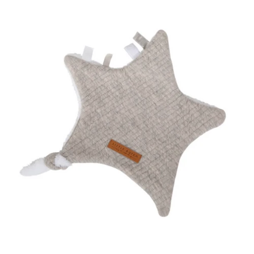 Little Dutch Cuddle Cloth Star - Pure Grey 1 Little Dutch Cuddle Cloth Star - Pure Grey