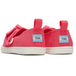 Toms Tiny Alpargata Bow Raspberry -Lush Littles 46 2edefab2 c1ac 43b3 a43f 06b6df811d6b