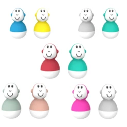 Matchstick Monkey BATHTIME WOBBLERS