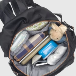 Storksak Hero Quilt Backpack - Black -Lush Littles 4 aacc0818 7e9b 4035 8f56 b0fd903f276a