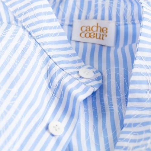 Cache Coeur Camille Maternity And Nursing Embroidered Shirt 4 Cache Coeur Camille Maternity And Nursing Embroidered Shirt - Image 4