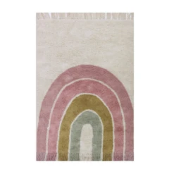 Little Dutch Rug Rainbow - Pink - 130 X 90 Cm