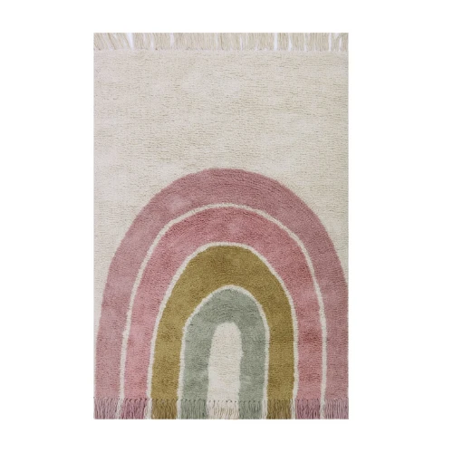 Little Dutch Rug Rainbow - Pink - 130 X 90 Cm 1 Little Dutch Rug Rainbow - Pink - 130 X 90 Cm