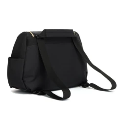 Pippa Vegan Leather Convertible Backpack Black -Lush Littles 4 d92b32b0 3ee3 4ef7 9d8d 538440c08bf6
