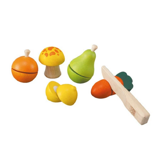 Plan Toys Fruit & Vegetables Play Set - PT 5337 1 Plan Toys Fruit & Vegetables Play Set - PT 5337