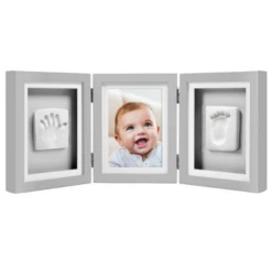 Pearhead Babyprints Deluxe Desk Frame - Grey