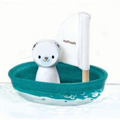 Plan Toys Sailing Boat Seal/Polar Bear/Penguin/Walrus - PT
