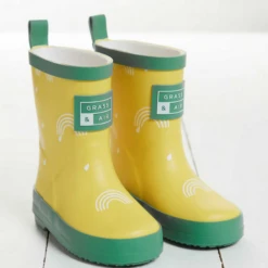 Little Kids Colour Revealing Rainbow Yellow Wellies