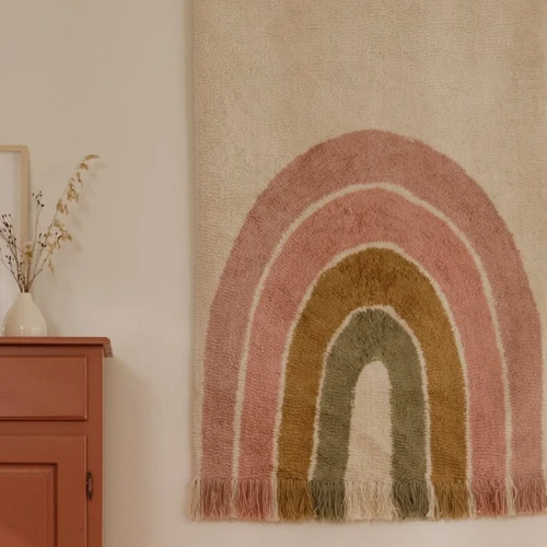 Little Dutch Rug Rainbow - Pink - 130 X 90 Cm 2 Little Dutch Rug Rainbow - Pink - 130 X 90 Cm - Image 2
