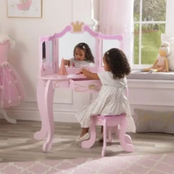 KidKraft Princess Vanity & Stool -Lush Littles 6 70eb20d5 21bd 4140 af21 e9f62ed312c7