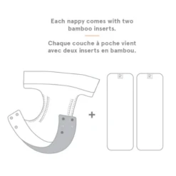 Pocket Nappy - Lines -Lush Littles 71 76eb567c beee 4822 bda0 e120206e7a27