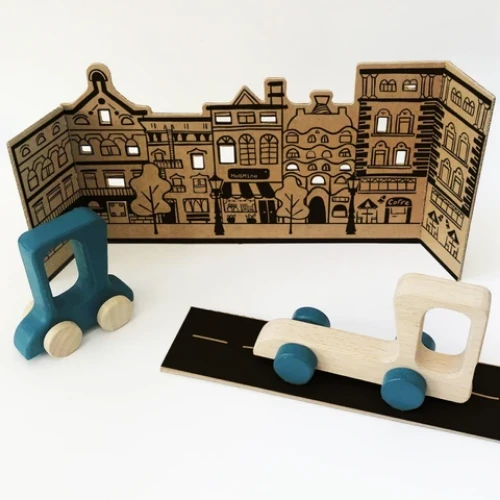 Road Stories - Car & Truck - Blue 2 Road Stories - Car & Truck - Blue - Image 2