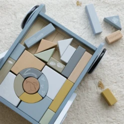 Little Dutch Wooden Baby Walker With Blocks - Ocean Blue 5 Little Dutch Wooden Baby Walker With Blocks - Ocean Blue -Lush Littles 79 2479a21a d4b4 4d3c baee ceec642feeb2