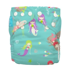 Pocket Nappy - One Size - Mermaid Jade