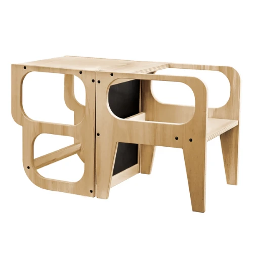 3-in-1 Learning Tower, Natural 2 3-in-1 Learning Tower, Natural - Image 2