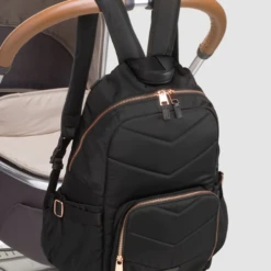 Storksak Hero Quilt Backpack - Black -Lush Littles 8 0e53ae31 caae 421f bf38 7b3de113837d