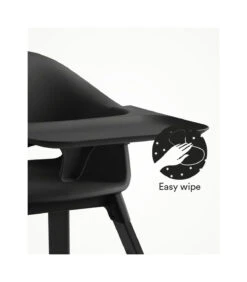 Stokke® Clikk™ High Chair Midnight Black -Lush Littles Clikk Tray Natural Black Cnfg 3 EasyWipe eCom