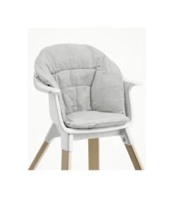 Cushion Nordic Grey Stokke® Clikk™ 6 Cushion Nordic Grey Stokke® Clikk™ -Lush Littles Clikk Tray Natural White Harness NordicGrey CLOSE Cnfg 2 eCom